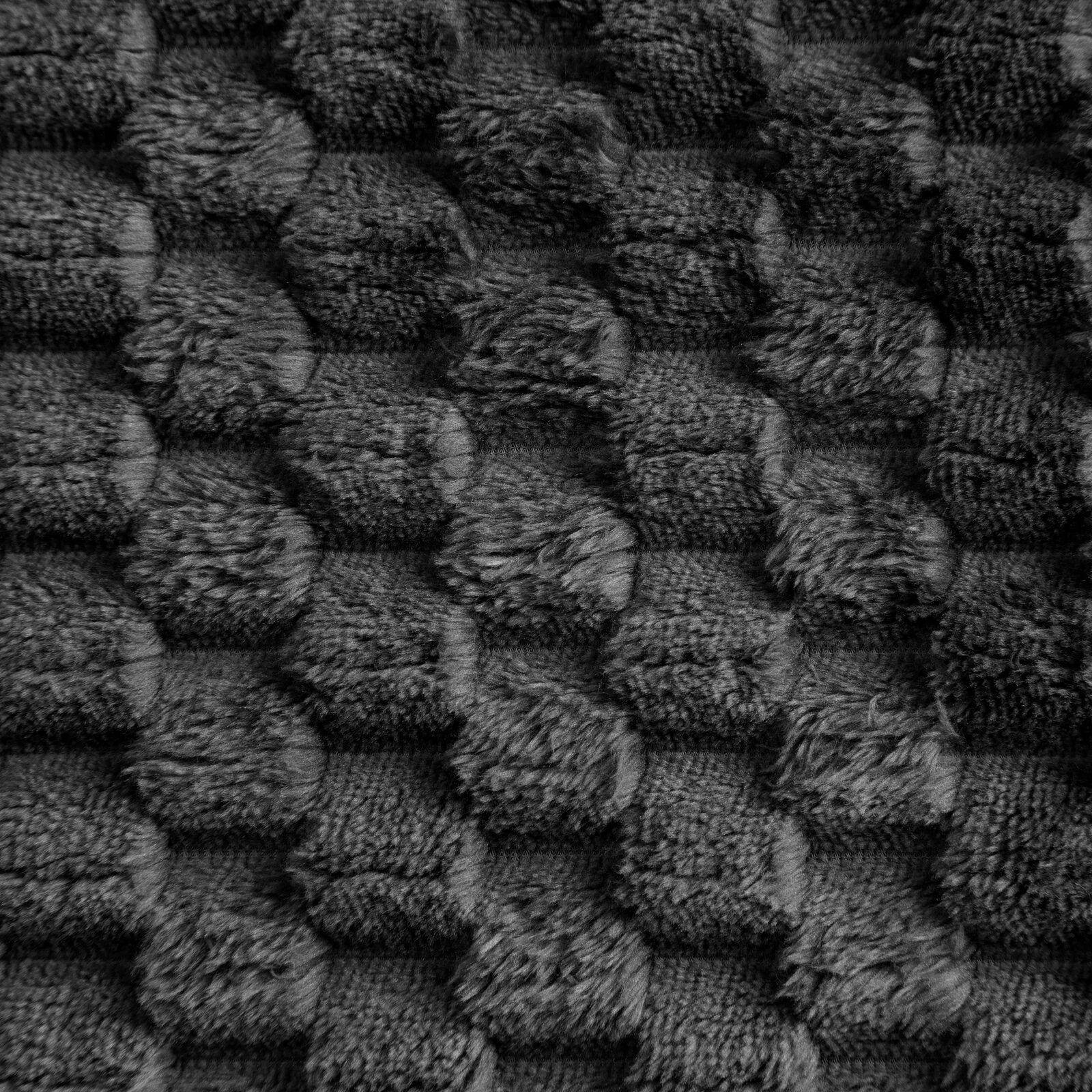 Wohndecke CINDY/6 – Kuscheldecke mit 3D-Waffelstruktur • 100% Mikrofaser